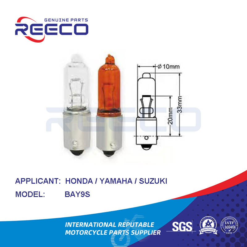 Reeco Oe Bay9 de bombilla de motocicleta de calidad para Honda Yamaha Suzuki Bajaj TVS