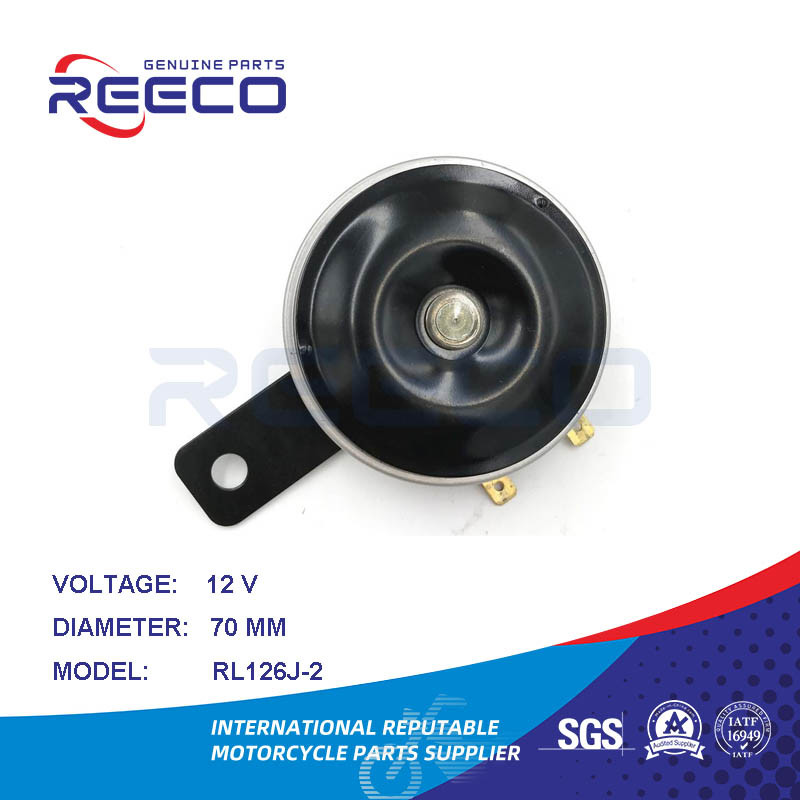 Reeco Rl126j-2 de bocina de motocicleta de calidad OE para Honda YAMAHA Suzuki Bajaj Tvs