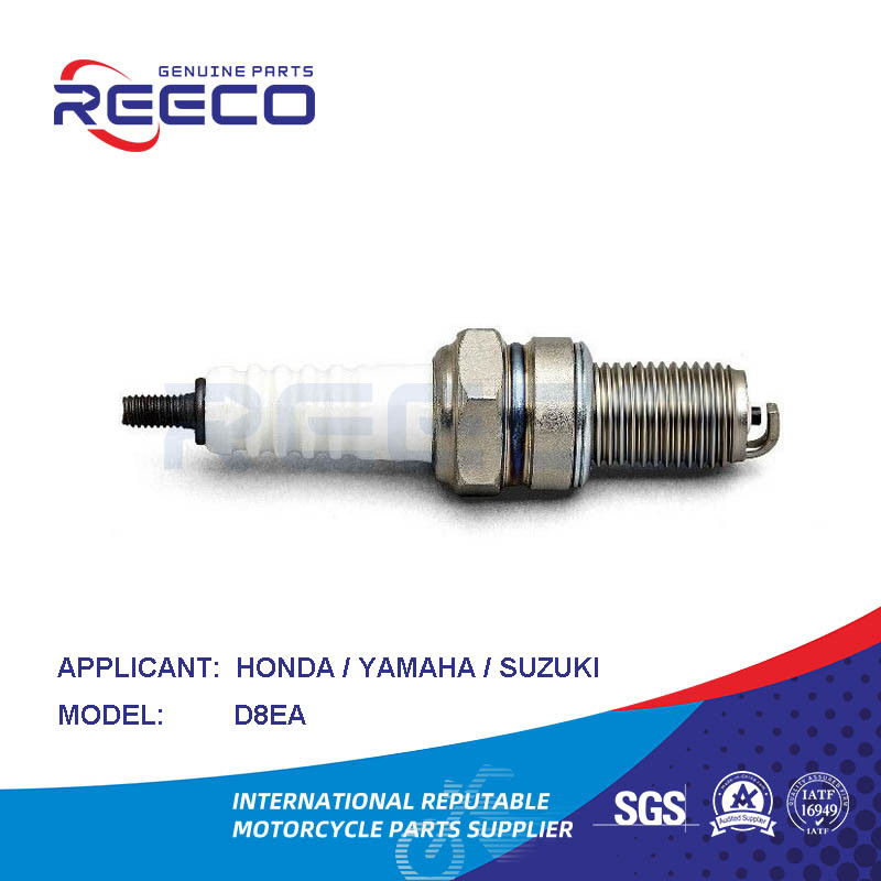 Reeco OE Calidad Piezas de motor de motocicleta Bujía D8EA para Honda/Yamaha/Suzuki/Bajaj/TVS