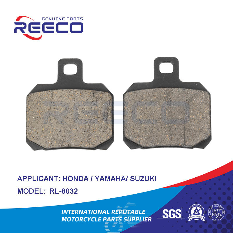 Reeco calidad OE pastillas de freno de motocicleta Rl-8032 para Honda YAMAHA Suzuki Bajaj Televisores